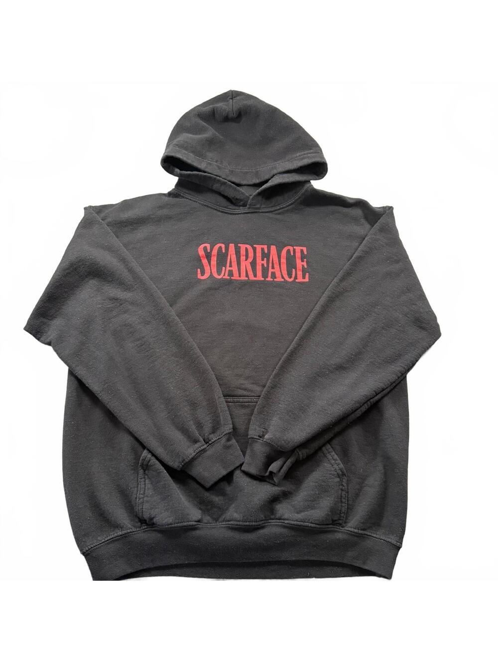Vintage Scarface Tony Montana Graphic Pullover Hoodie - Movie Promo